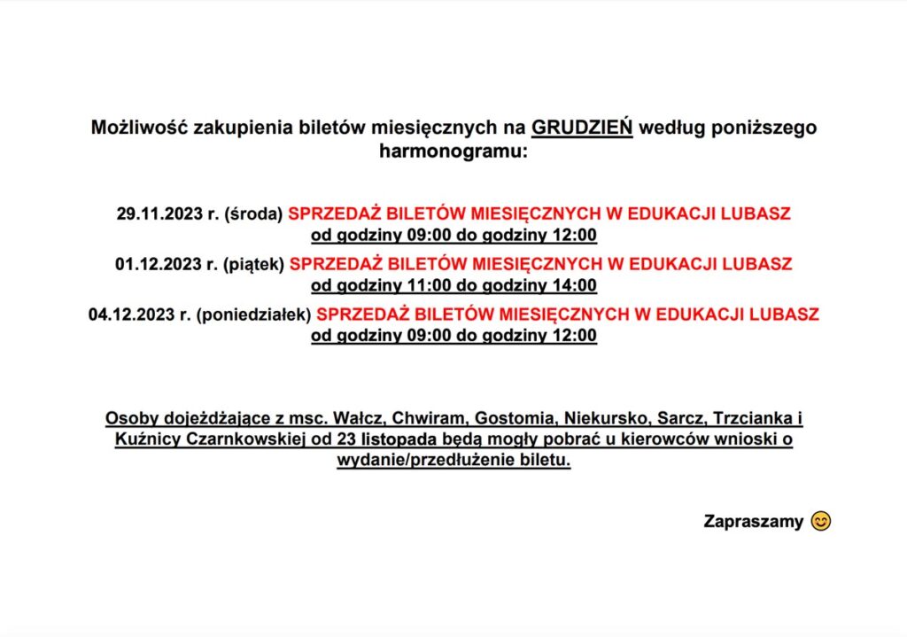 edukacja lubasz