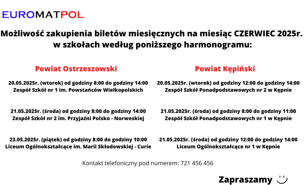 HARMONOGRAM SZKOLY