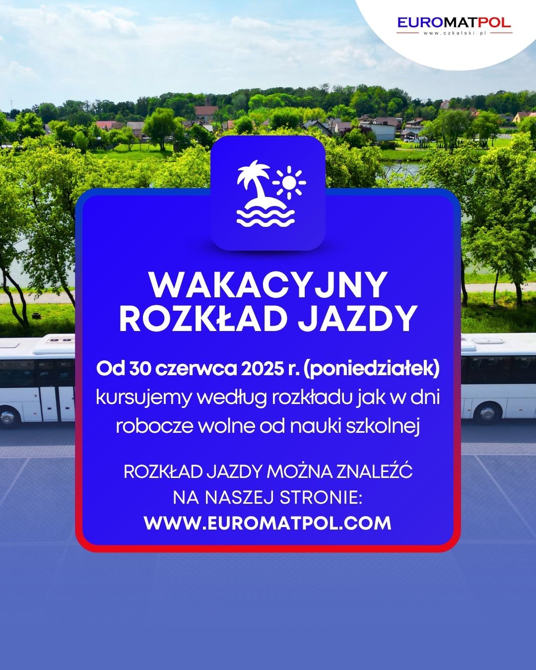 Euromatpol wakacyjny rozkład 2
